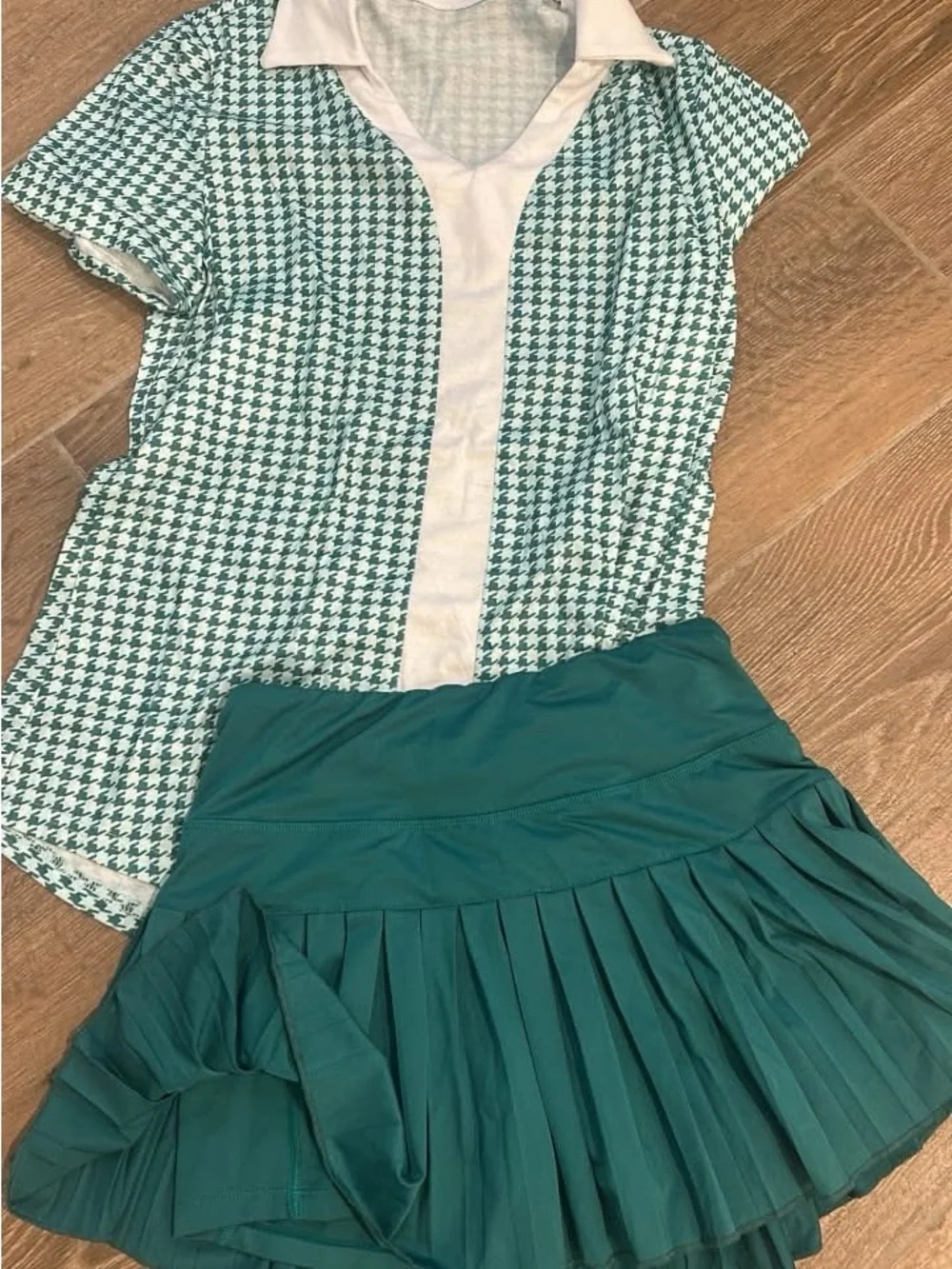 Golf Tennis Color Coordinated Set top + skirt